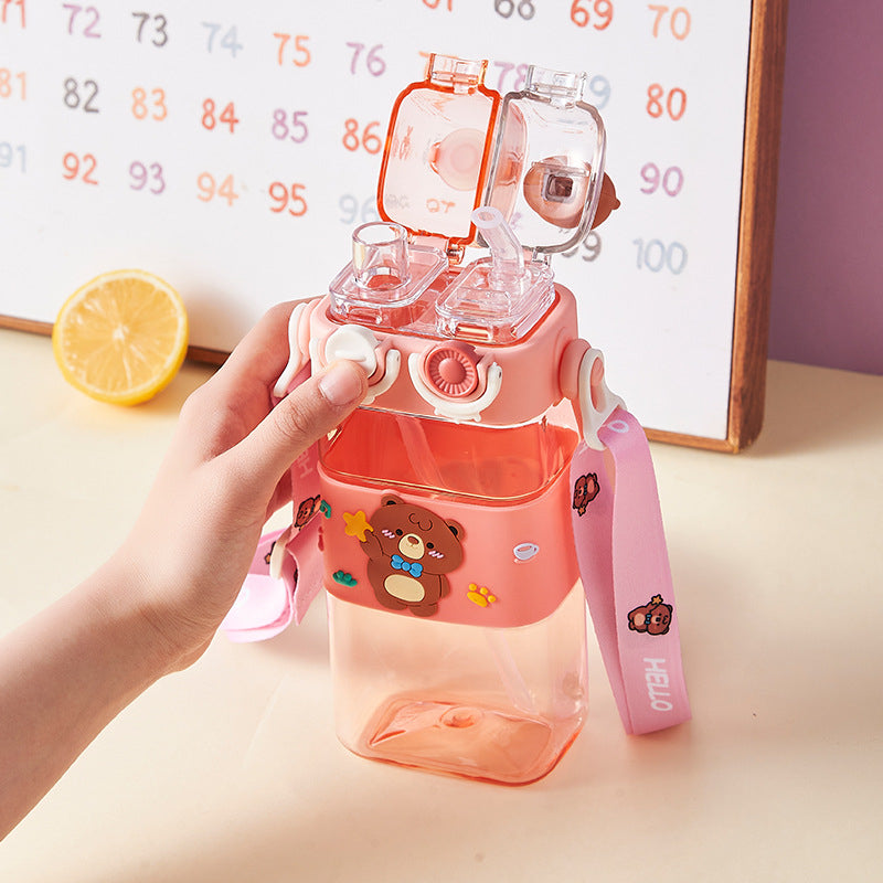 Cute 580ml Kids Water Bottle