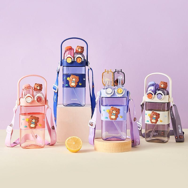 Cute 580ml Kids Water Bottle