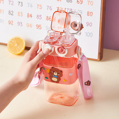 Cute 580ml Kids Water Bottle