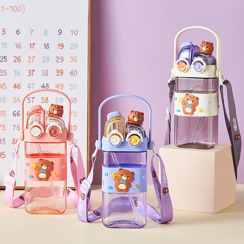 Cute 580ml Kids Water Bottle
