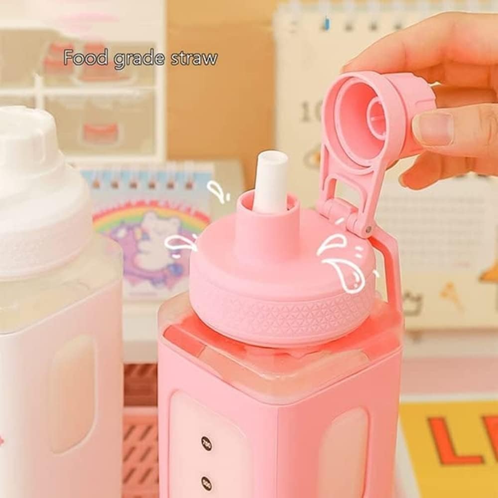 Kawaii Bear Pastel Water Bottle 700ml