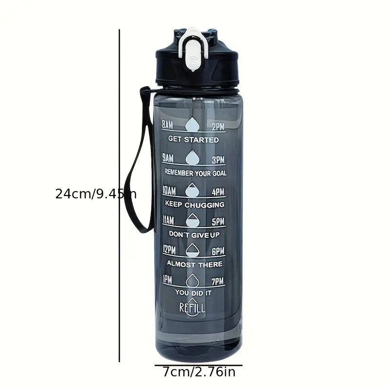 Motivational Sports Water Bottle 900ml