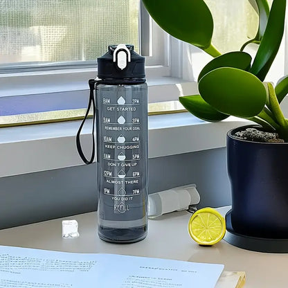 Motivational Sports Water Bottle 900ml