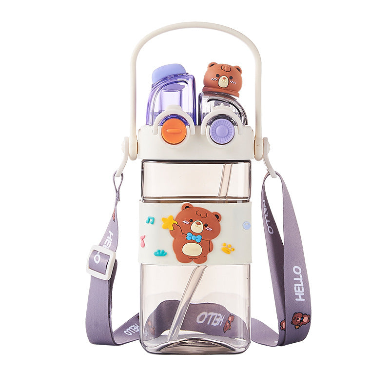 Cute 580ml Kids Water Bottle